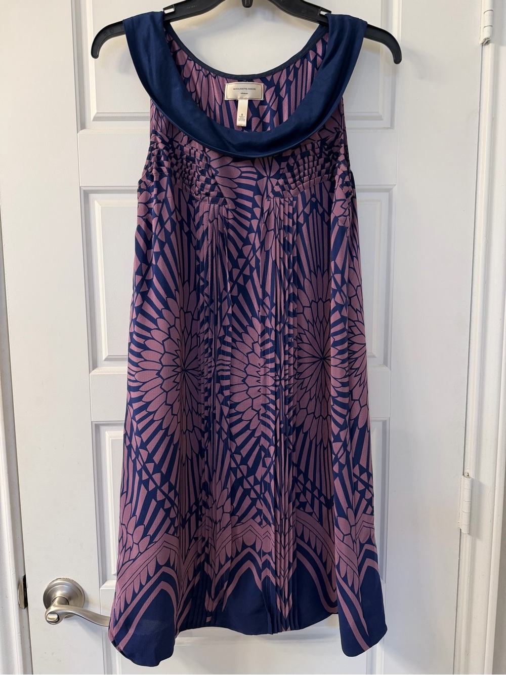 Anthropologie | Moulinette Soeurs Geometric Artsy Art Deco Sleeveless Dress|Sz 8